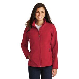 Red Soft Shell Jacket Port Authority NEW